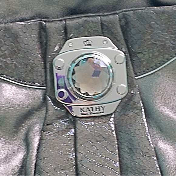 Kathy Van Zeeland Crossbody Bronze  Bag Heart NWOT - Picture 5 of 8